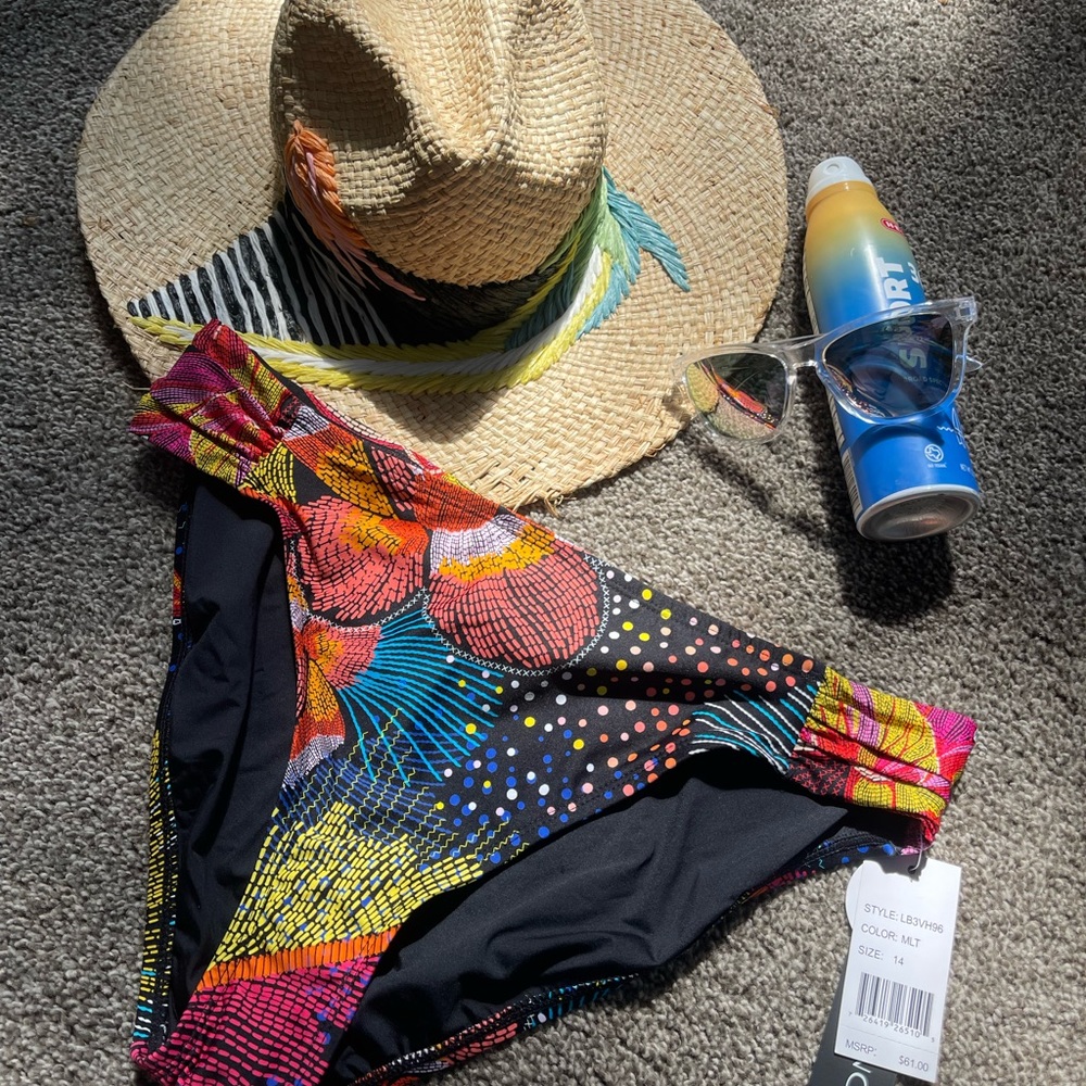 La Blanca Floral Multicolor Bikini Bottom